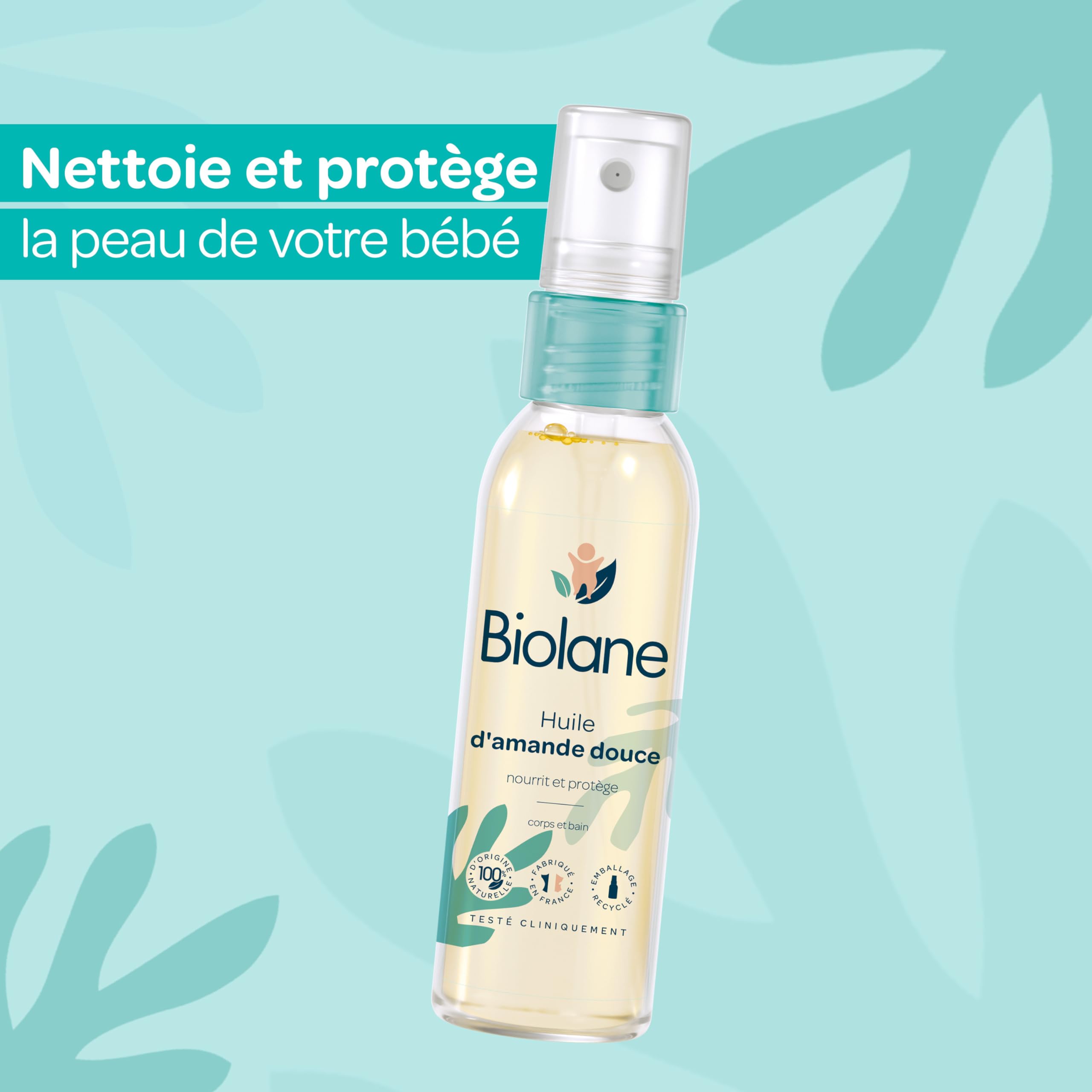 BIOLANE Spray d'huile d'amande douce/75ML
